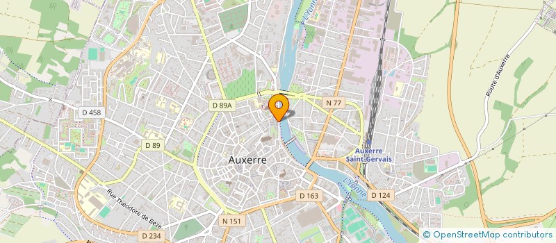 localisation de l'entreprise MONSIEUR ROLAND KARL à AUXERRE