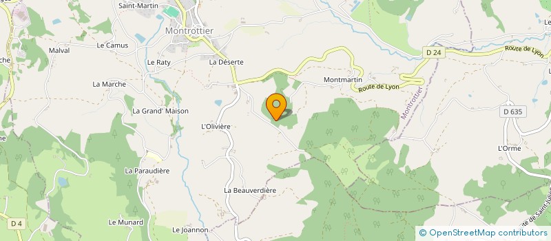 localisation de l'entreprise MONSIEUR ROLAND KEMPF à MONTROTTIER