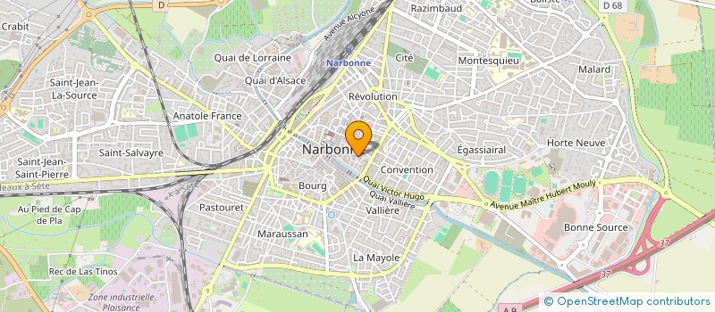 localisation de l'entreprise MONSIEUR ROLAND KEVEIK à NARBONNE