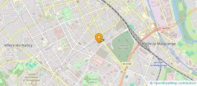 localisation de l'entreprise MONSIEUR ROLAND KIPPER  VANDUVRE-LES-NANCY