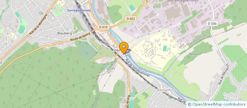 localisation de l'entreprise MONSIEUR ROLAND KLONEK  SARREGUEMINES