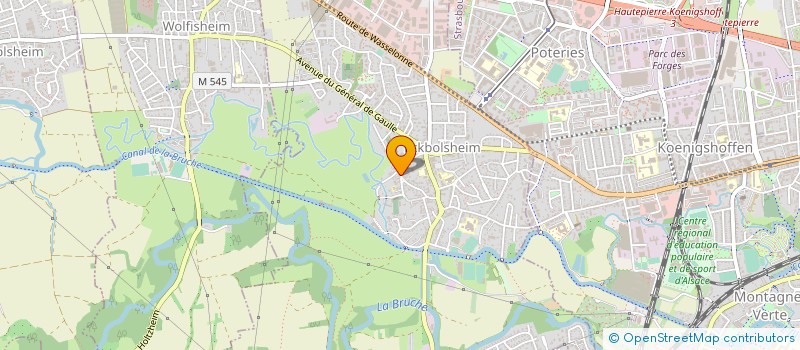 localisation de l'entreprise MONSIEUR ROLAND KOBLER  ECKBOLSHEIM