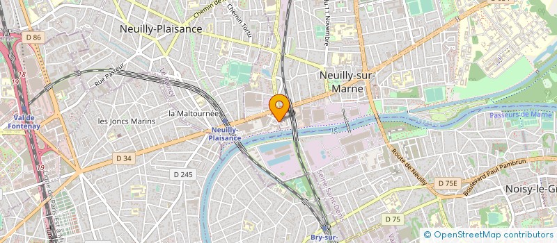 localisation de l'entreprise MONSIEUR ROLAND KONIECZNY à NEUILLY-SUR-MARNE