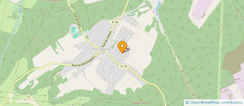 localisation de l'entreprise MONSIEUR ROLAND KRZYWIZNIAK à PORCELETTE