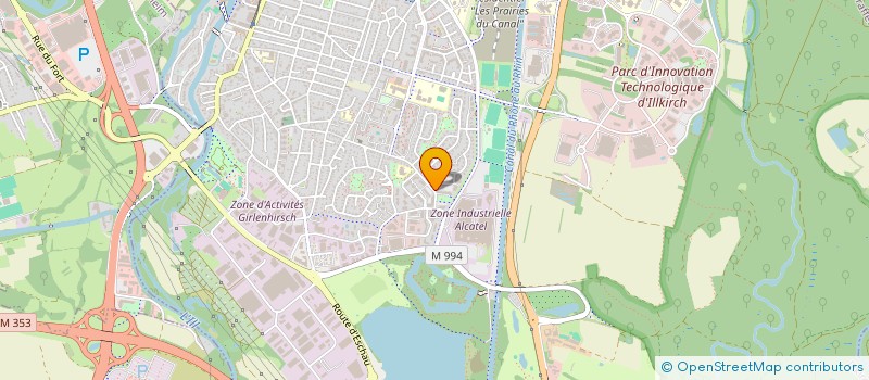 localisation de l'entreprise MONSIEUR ROLAND LABORIE  ILLKIRCH-GRAFFENSTADEN