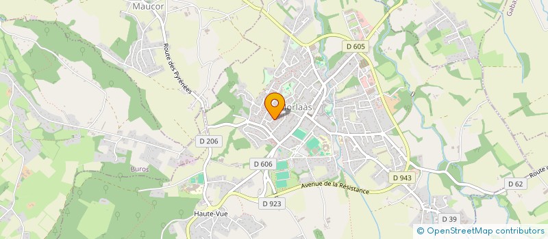 localisation de l'entreprise MONSIEUR ROLAND LAFARGUE à MORLAAS