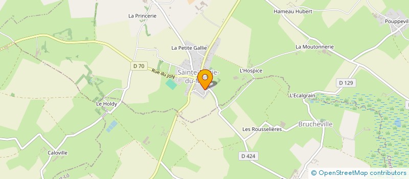 localisation de l'entreprise MONSIEUR ROLAND LAMY à SAINTE-MARIE-DU-MONT