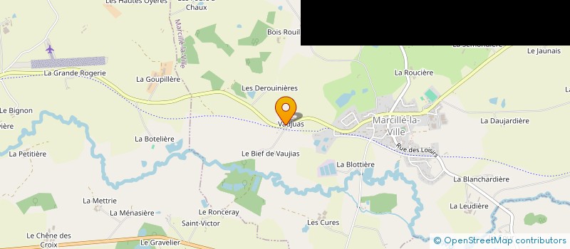 localisation de l'entreprise MONSIEUR ROLAND LANDEMAINE  MARCILLE-LA-VILLE