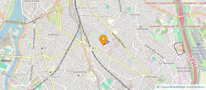 localisation de l'entreprise MONSIEUR ROLAND LANNES à TOULOUSE