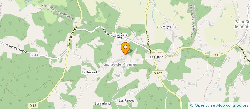 localisation de l'entreprise MONSIEUR ROLAND LAPRADE à ALLEMANS