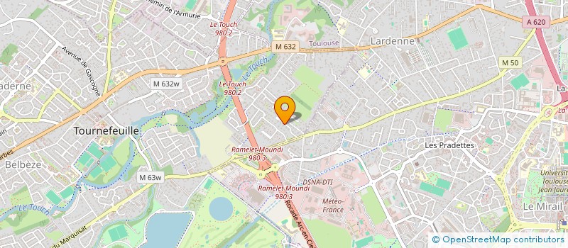 localisation de l'entreprise MONSIEUR ROLAND LATAPIE  TOURNEFEUILLE