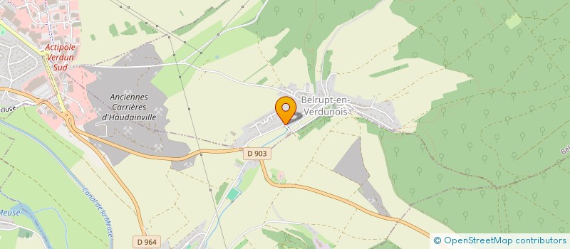 localisation de l'entreprise MONSIEUR ROLAND LAVINA à BELRUPT-EN-VERDUNOIS