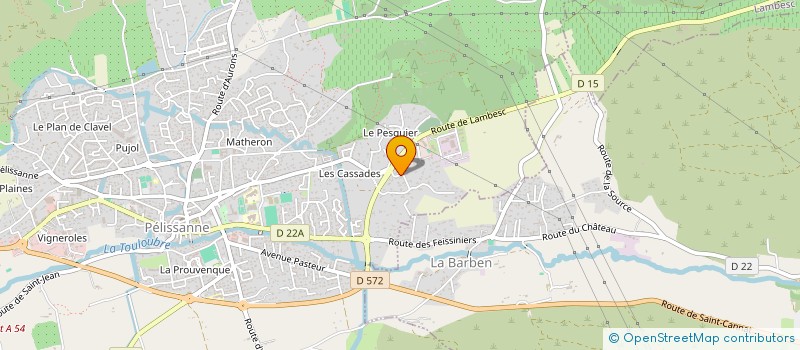 localisation de l'entreprise MONSIEUR ROLAND LAVISON  PELISSANNE