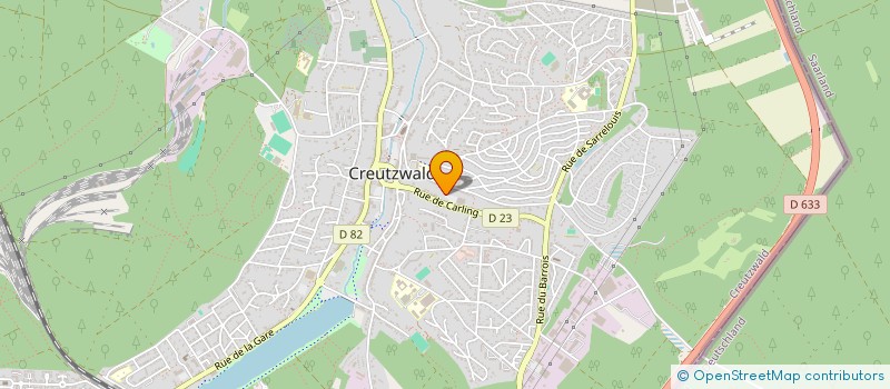 localisation de l'entreprise MONSIEUR ROLAND LAWNICZAK  CREUTZWALD