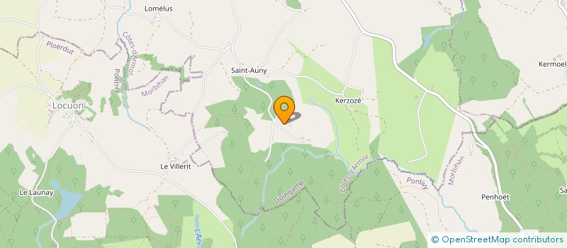 localisation de l'entreprise MONSIEUR ROLAND LE BOUEDEC  MELLIONNEC