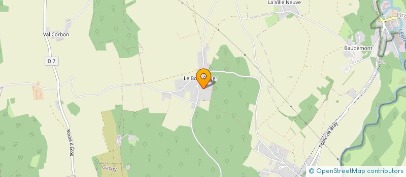 localisation de l'entreprise MONSIEUR ROLAND LECOMTE  VEXIN-SUR-EPTE