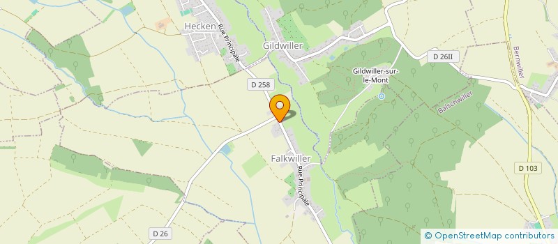localisation de l'entreprise MONSIEUR ROLAND LEDIG  FALKWILLER