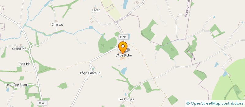 localisation de l'entreprise MONSIEUR ROLAND LEDON à SAINT-SORNIN-LA-MARCHE