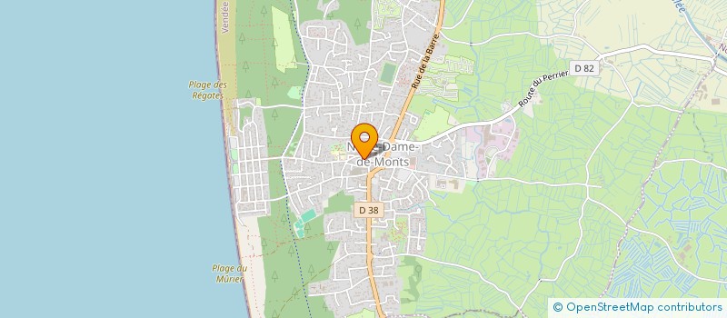 localisation de l'entreprise MONSIEUR ROLAND LEGROS  NOTRE-DAME-DE-MONTS