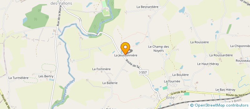 localisation de l'entreprise MONSIEUR ROLAND LELIEVRE  BREE