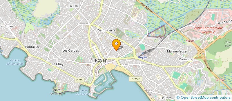 localisation de l'entreprise MONSIEUR ROLAND LHUILLIER  ROYAN