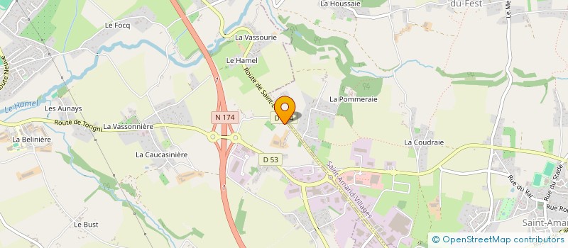 localisation de l'entreprise MONSIEUR ROLAND LIEUREY à CONDE-SUR-VIRE
