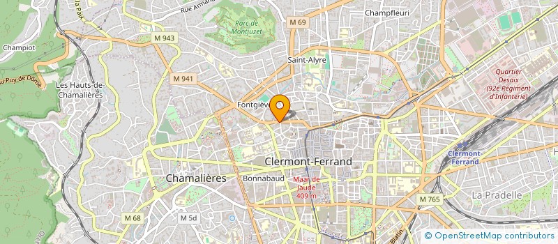 localisation de l'entreprise MONSIEUR ROLAND LONGUET à CLERMONT-FERRAND
