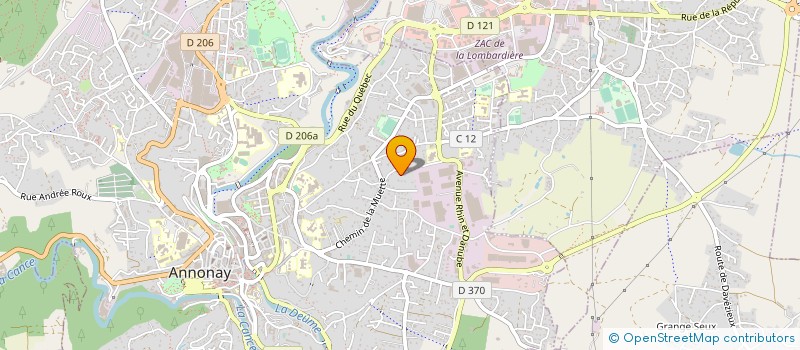 localisation de l'entreprise MONSIEUR ROLAND LOUCHE  ANNONAY