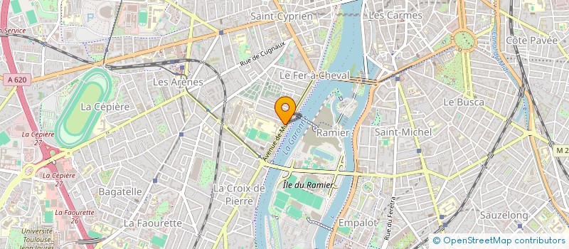 localisation de l'entreprise MONSIEUR ROLAND LOURET à TOULOUSE