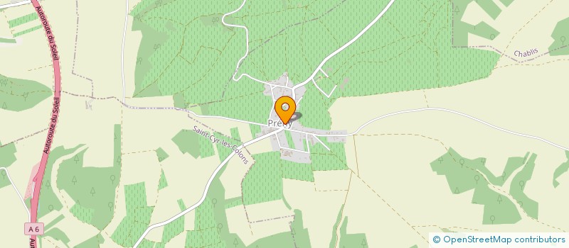 localisation de l'entreprise MONSIEUR ROLAND LOZACH  PREHY