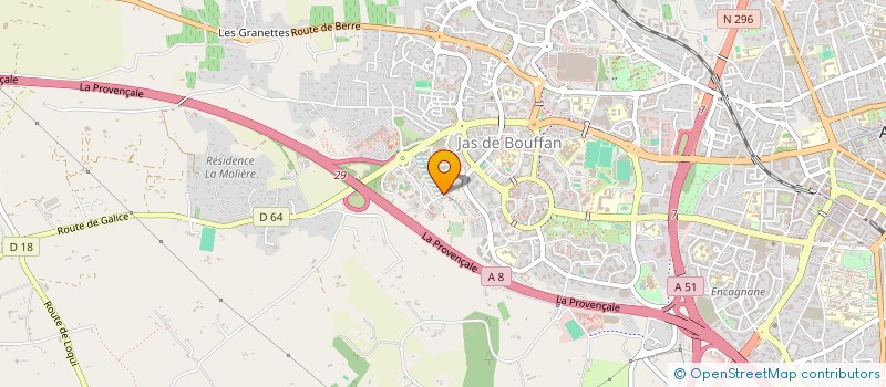 localisation de l'entreprise MONSIEUR ROLAND LUSSAC  AIX-EN-PROVENCE