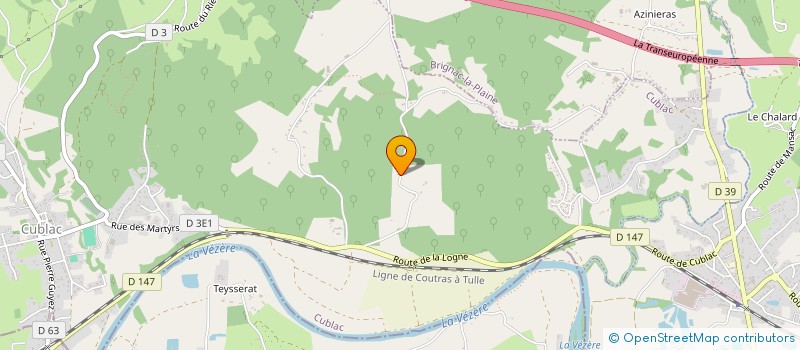 localisation de l'entreprise MONSIEUR ROLAND MACARIE  CUBLAC