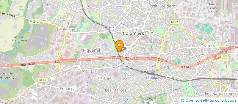 localisation de l'entreprise MONSIEUR ROLAND MADIBA à COLOMIERS