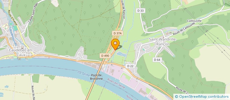 localisation de l'entreprise MONSIEUR ROLAND MAGNIEZ  RIVES-EN-SEINE