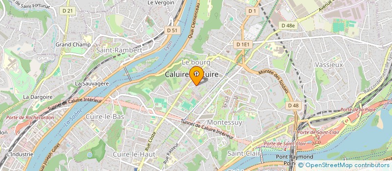 localisation de l'entreprise MONSIEUR ROLAND MAINAND à CALUIRE-ET-CUIRE