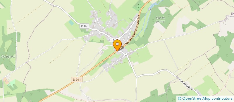 localisation de l'entreprise MONSIEUR ROLAND MAISNIL  DIEVAL