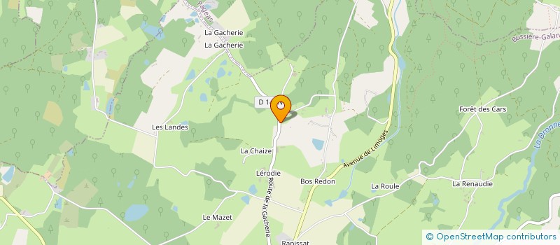localisation de l'entreprise MONSIEUR ROLAND MANAIN à BUSSIERE-GALANT