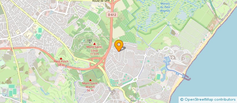 localisation de l'entreprise MONSIEUR ROLAND MANCEL  AGDE