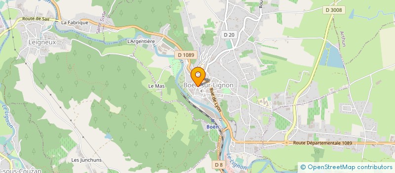 localisation de l'entreprise MONSIEUR ROLAND MAQUIN à BOEN-SUR-LIGNON