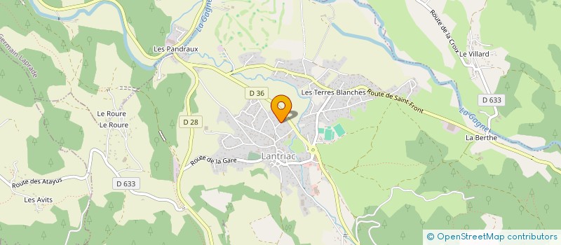 localisation de l'entreprise MONSIEUR ROLAND MARCON  SAINT-PIERRE-EYNAC