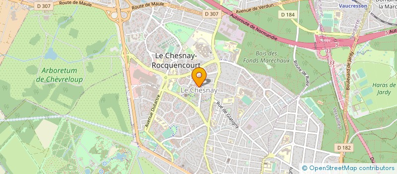 localisation de l'entreprise MONSIEUR ROLAND MARDUEL à LE CHESNAY-ROCQUENCOURT
