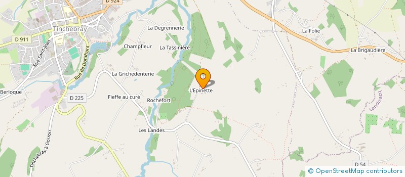 localisation de l'entreprise MONSIEUR ROLAND MARIE à TINCHEBRAY-BOCAGE