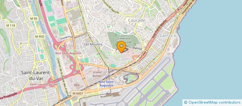 localisation de l'entreprise MONSIEUR ROLAND-MARIUS BOROILA à NICE