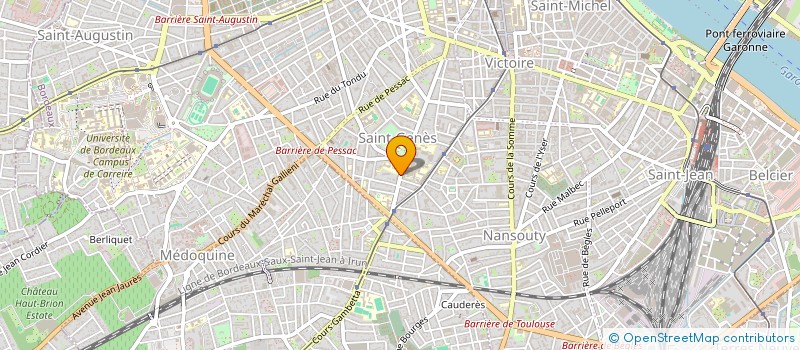 localisation de l'entreprise MONSIEUR ROLAND MARQUES  BORDEAUX