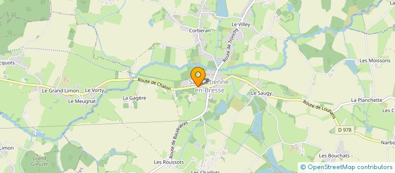 localisation de l'entreprise MONSIEUR ROLAND MARTIN  SAINT-ETIENNE-EN-BRESSE