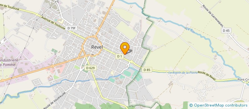 localisation de l'entreprise MONSIEUR ROLAND MAS  REVEL