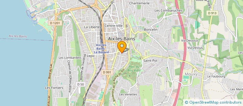 localisation de l'entreprise MONSIEUR ROLAND MASIN à AIX-LES-BAINS