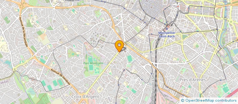 localisation de l'entreprise MONSIEUR ROLAND MATARESE à MONTPELLIER