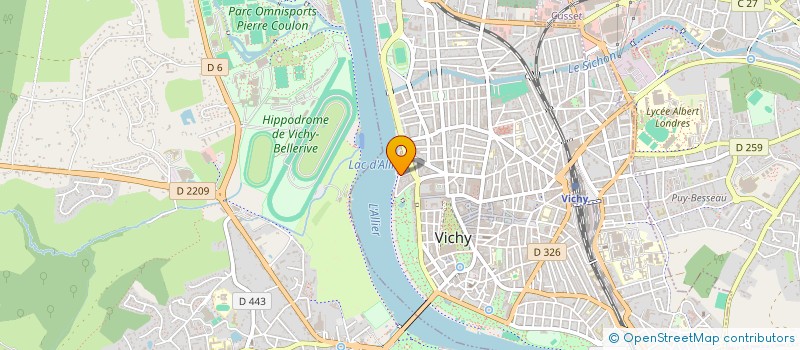 localisation de l'entreprise MONSIEUR ROLAND MATHOT à VICHY