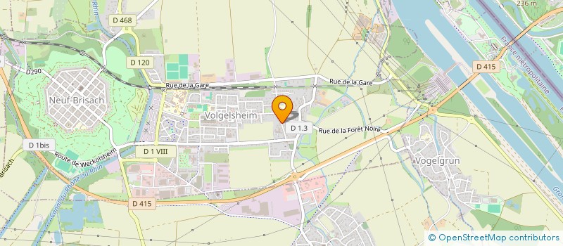 localisation de l'entreprise MONSIEUR ROLAND MATT  VOLGELSHEIM